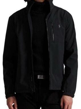 Polo by Ralph Lauren Men’s Black Windbreaker Jacket